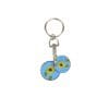 Make shopping at all stores easier with a double trolley disc key ring
