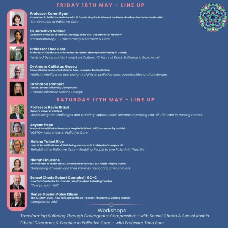 Line up of speakers and topics on Friday 16th and Saturday 17 May 2025 for the Kaleidoscope Conference